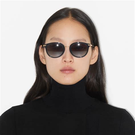 burberry frames women|women's burberry round frame sunglasses.